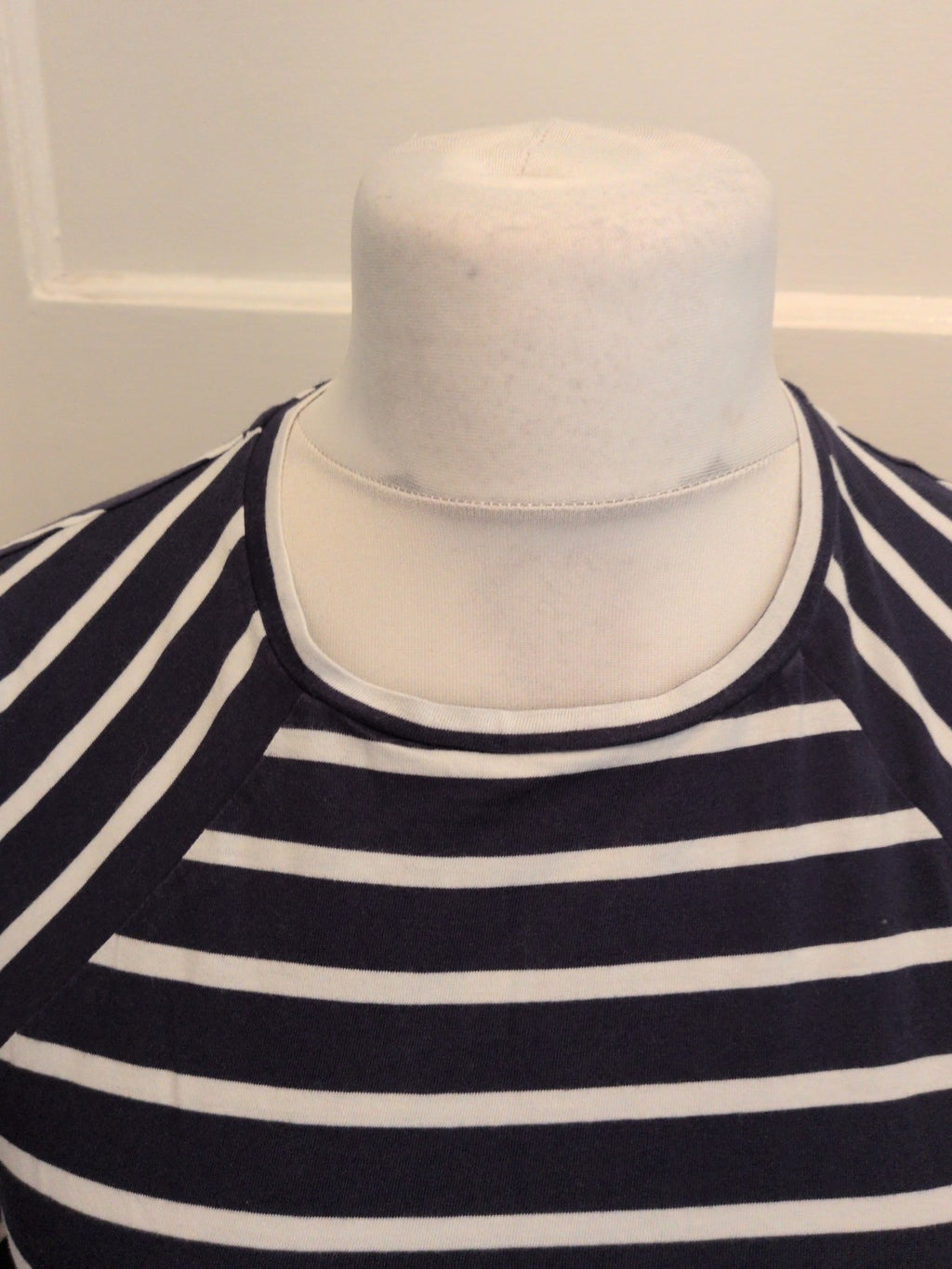 Boden 12 Navy Stripe Long Sleeve T-shirt