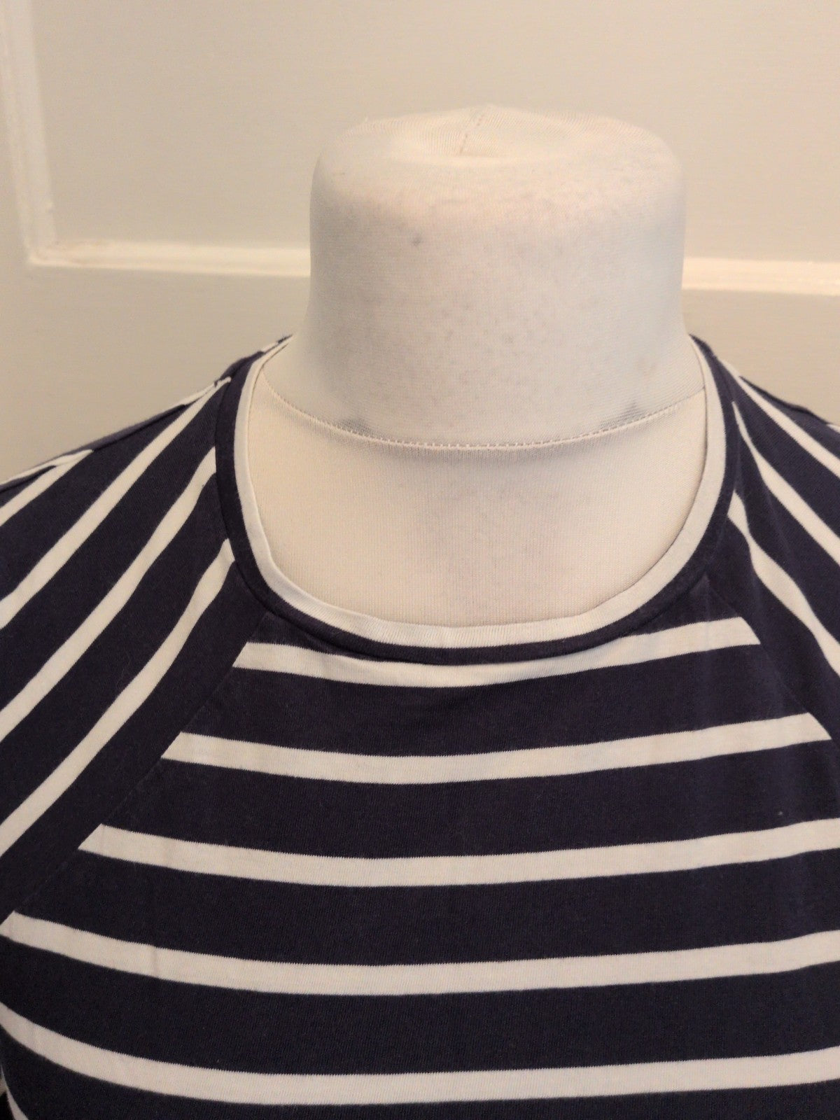 Boden 12 Navy Stripe Long Sleeve T-shirt
