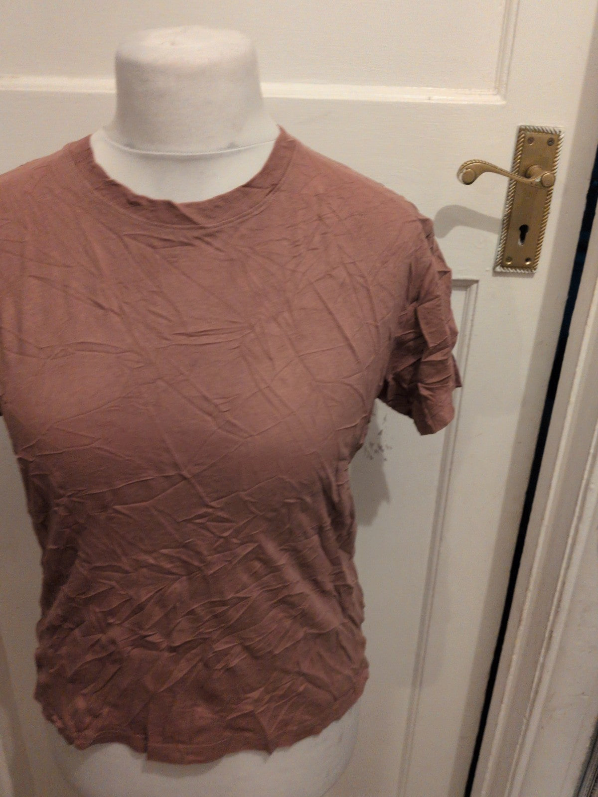 Weekday Medium Brown Short Sleeve T-shirt Ladies