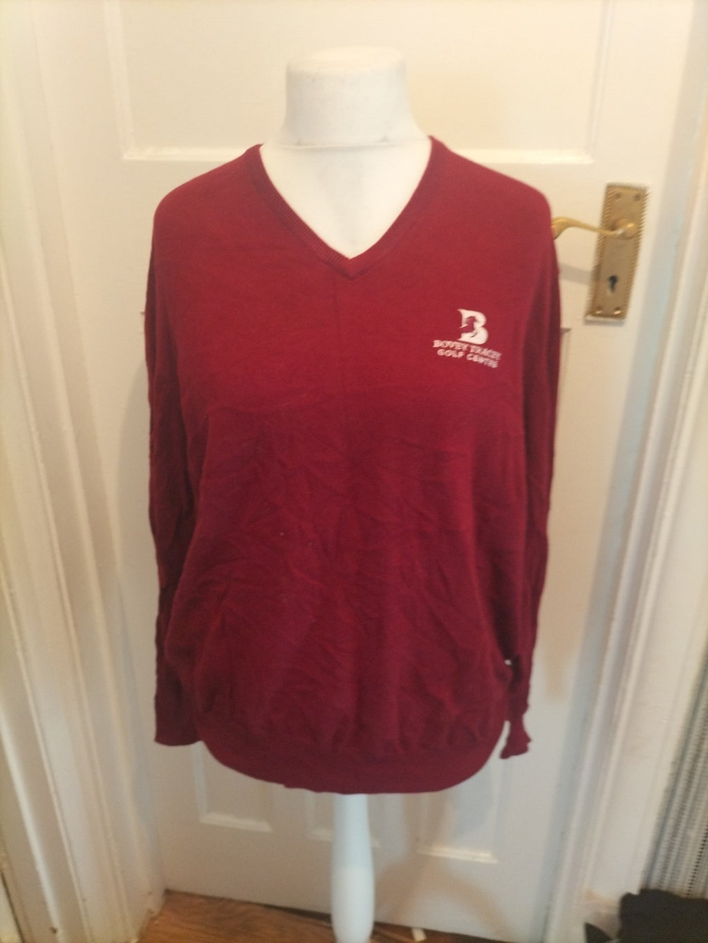 Mens Glenmuir Size XL Purple Bovery Golf Centre Jumper