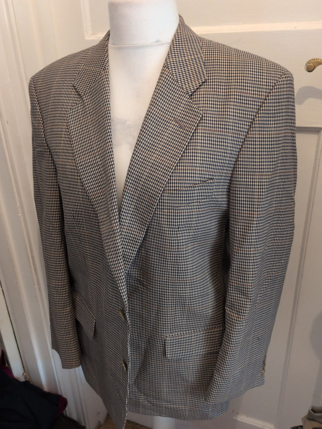 Marks And Spencer 40 Short Pure Wool Multicoloured Suit Jacket