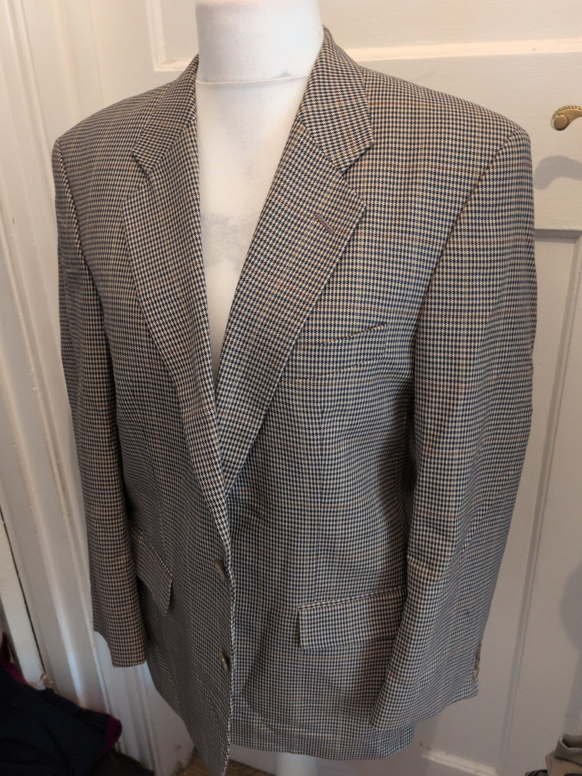 Marks And Spencer 40 Short Pure Wool Multicoloured Suit Jacket