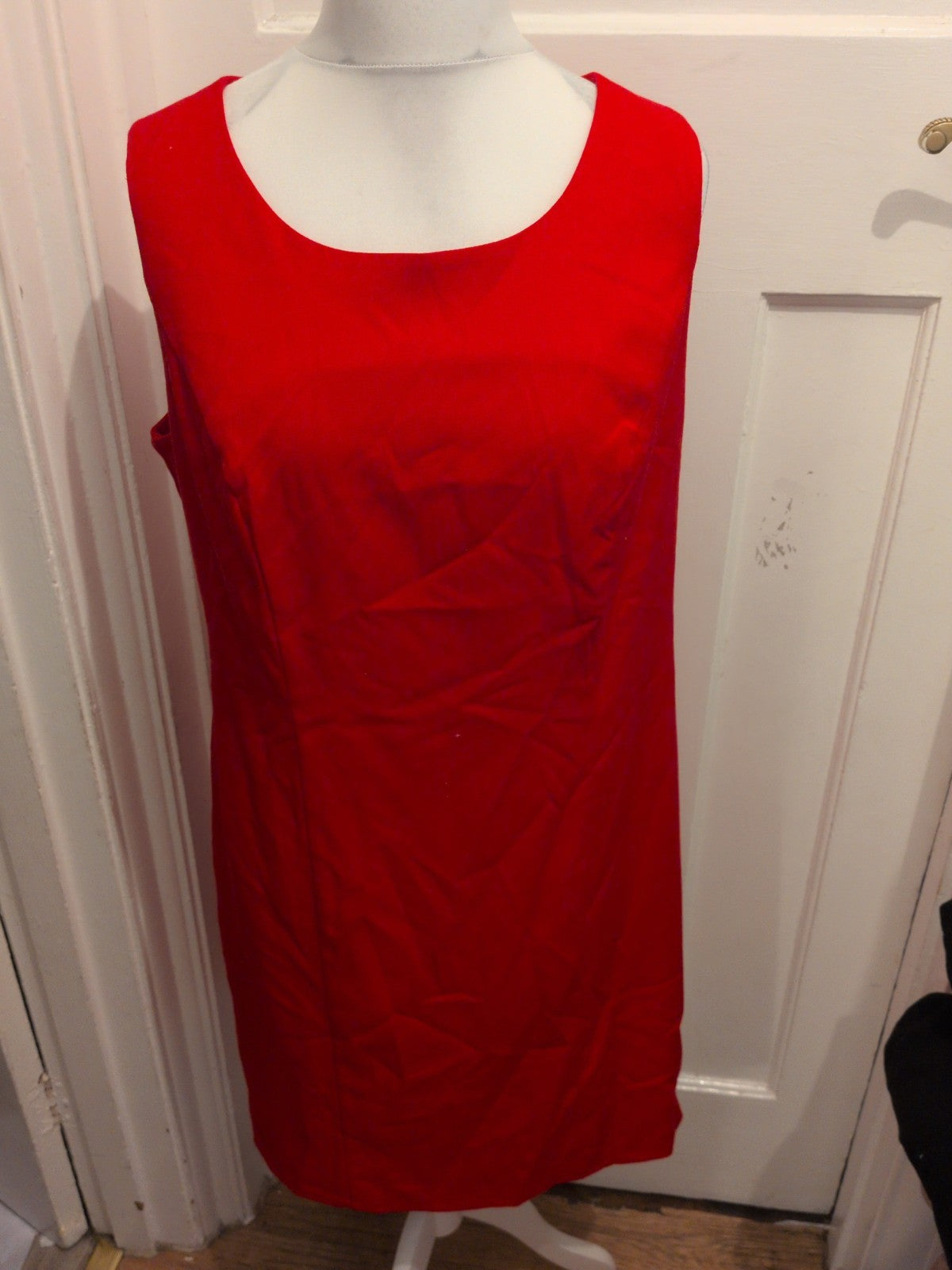 BPC Bonprix 18 Red Lined Sleeveless Dress
