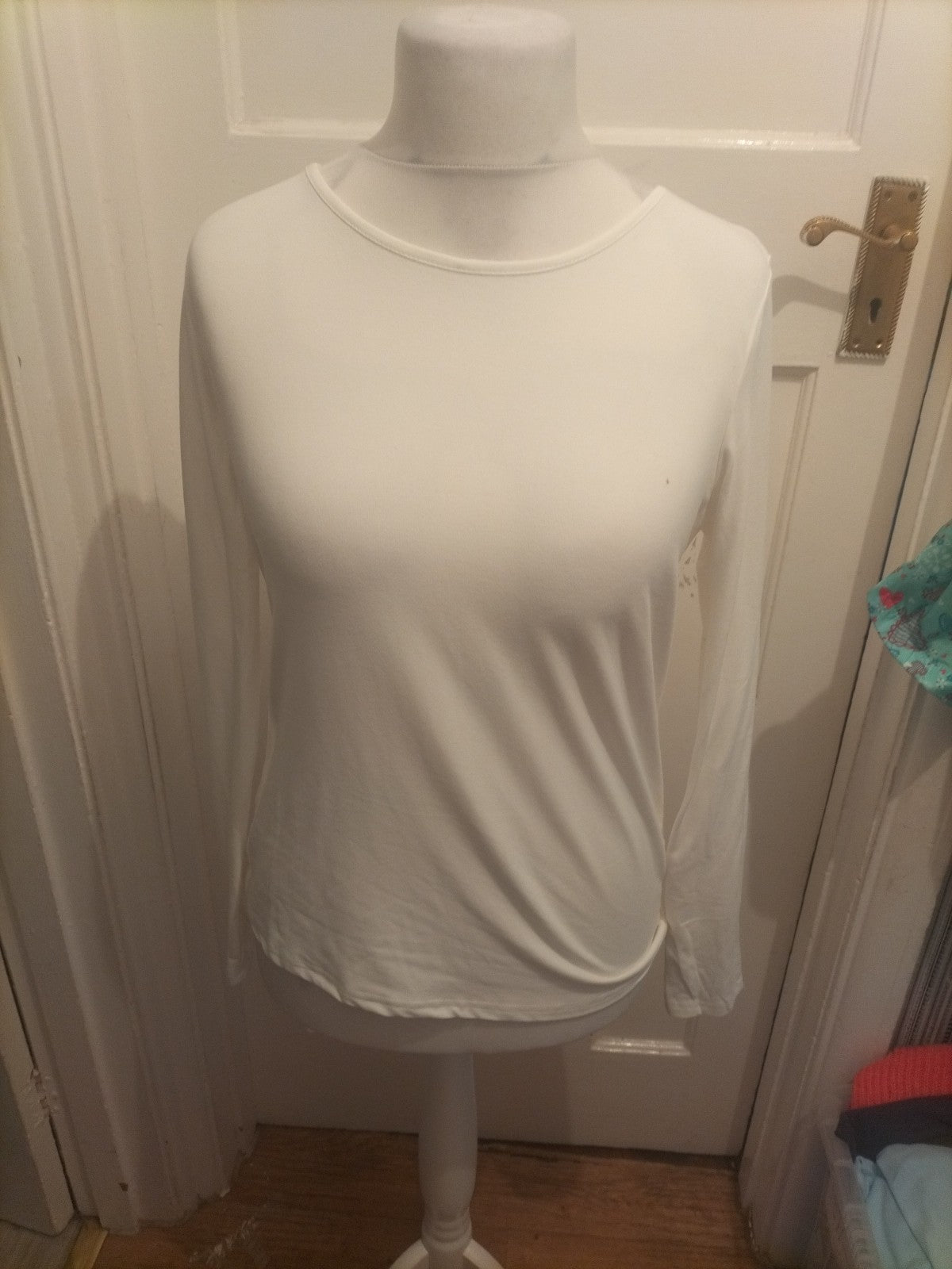 XL White Long Sleeve T-shirt