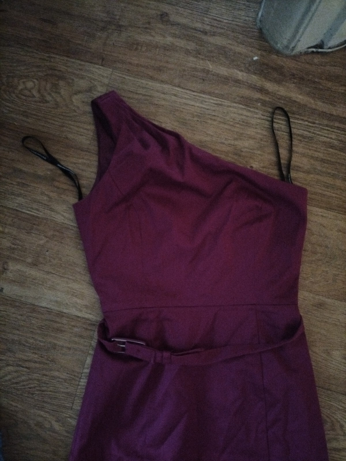 Ladies Warehouse Size 10 Purple Cold Shoulder Dress