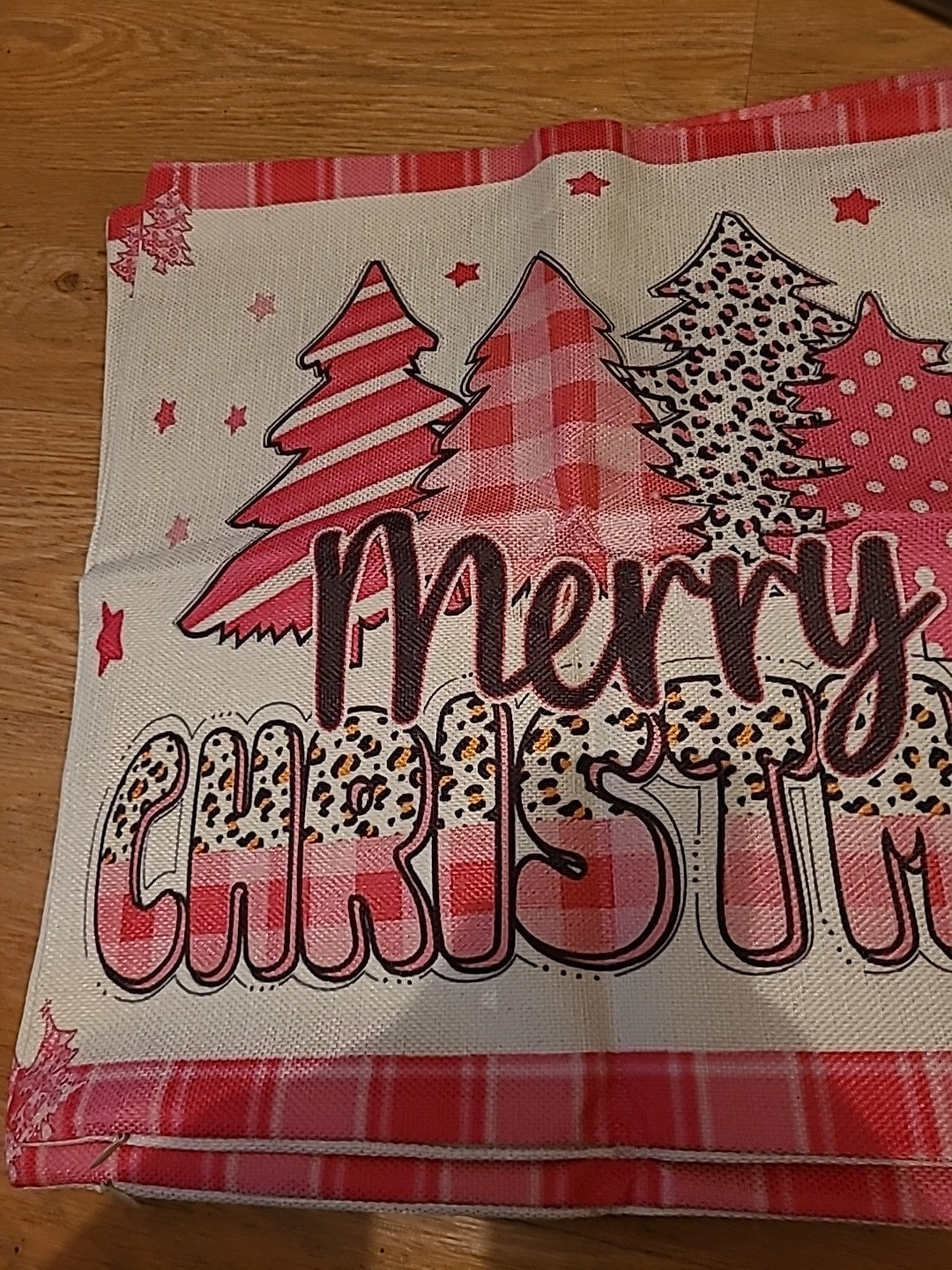 Brand New Cushion Covers Christmas Tree Merry Christmas Set Of 3