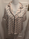 Brand New Primark 14-16 Pink Pyjama Top "Love"