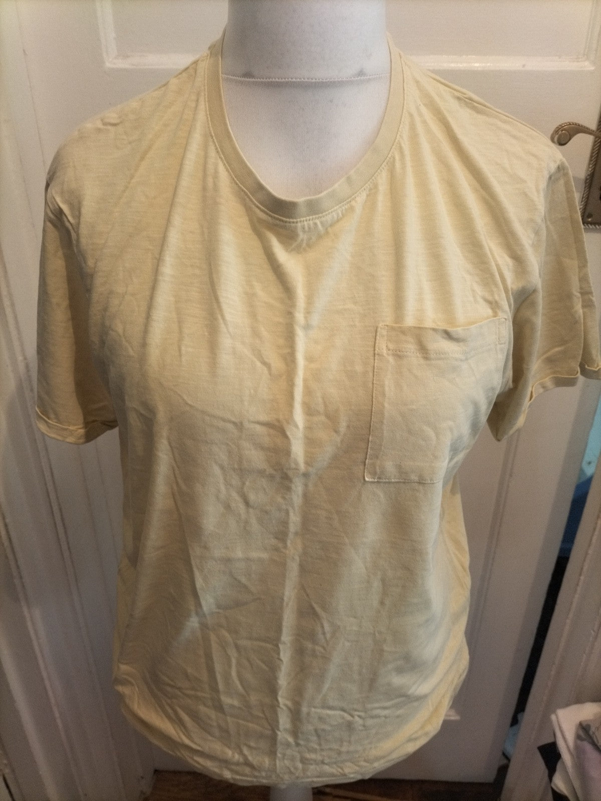 Tu Large Premium Quality Cotton Round Neck Lemon Short Sleeve T-shirt