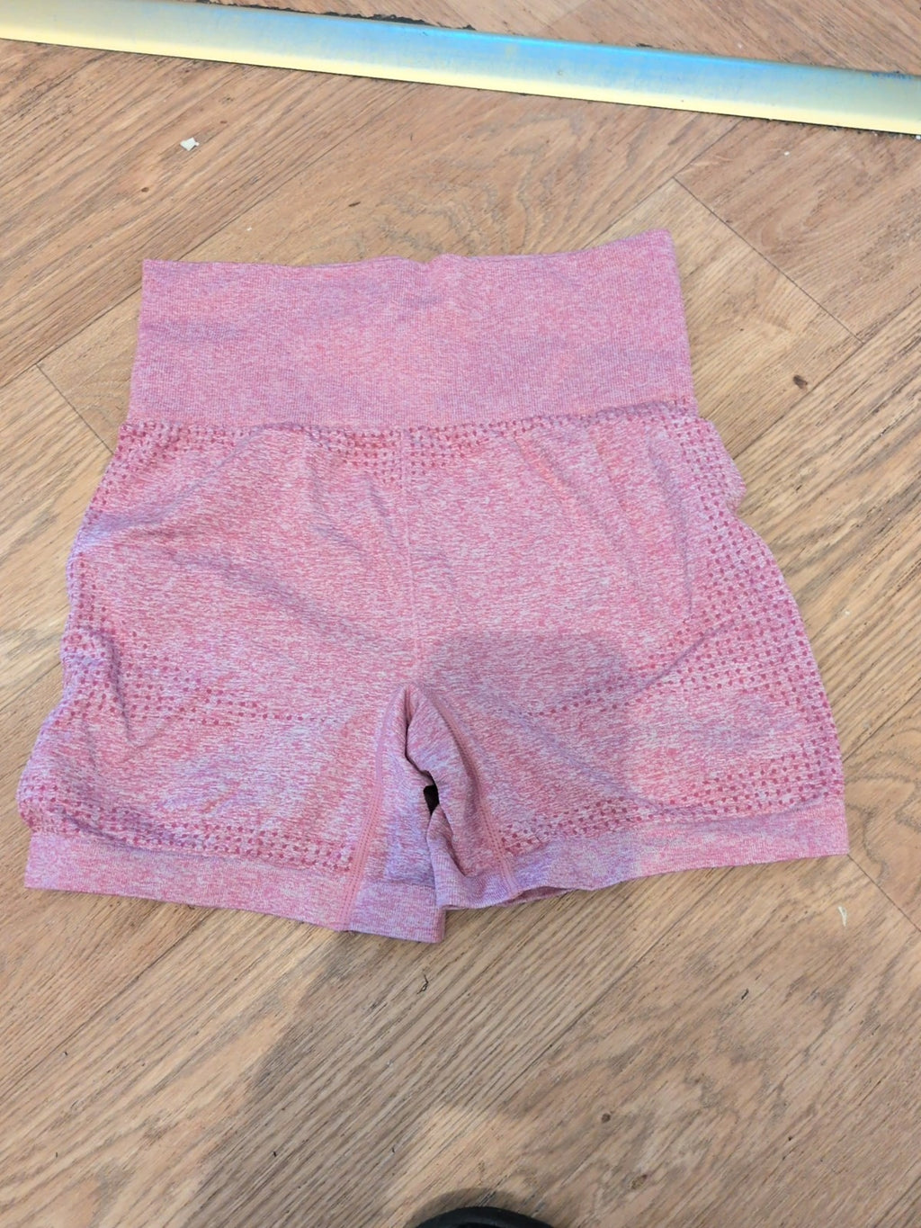 ladies Size Small Pink Elasticated Gym Shorts