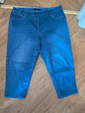 Ladies George Size 18 Blue Crop Jegging