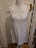 Ladies Primark Size 20 White Long Line Cami