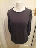 Ladies Saint Tropez Size Small Navy Long Sleeved Blouse