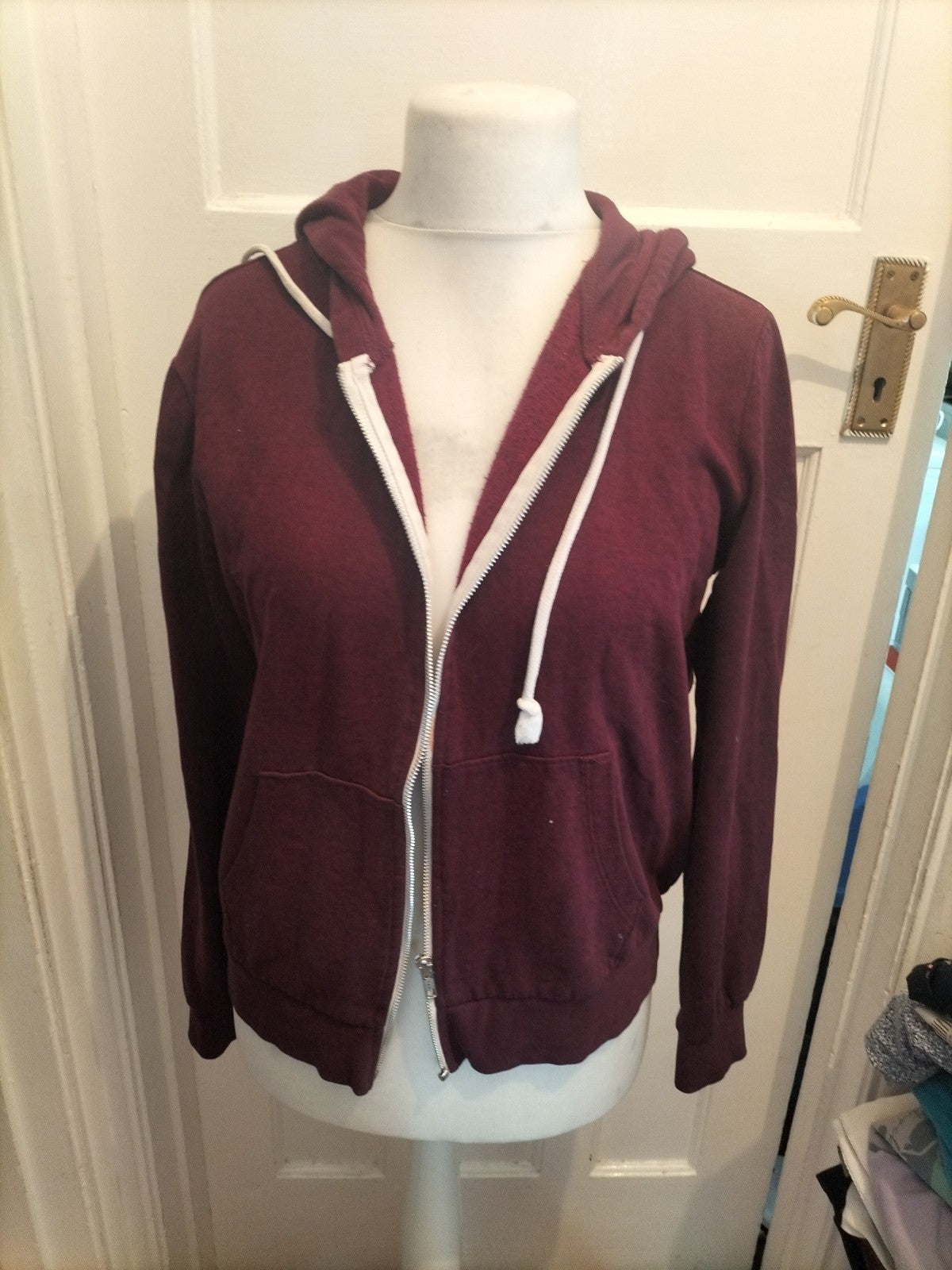 Divided H&M Large Purple Full Zip Hoodie