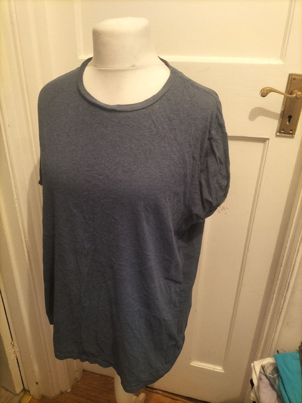 M&S Regular For XL Pure Cotton Grey T-shirt Short Sleeve