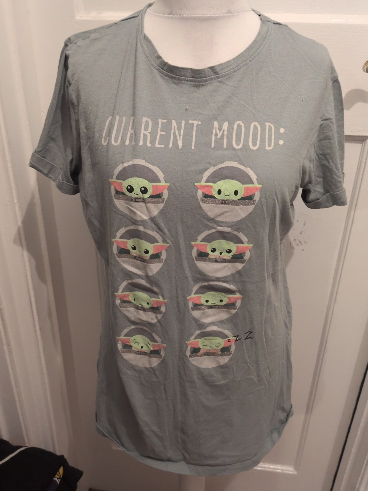 Ladies Size Small Disney Star Wars Multicoloured Short Sleeved T-shirt