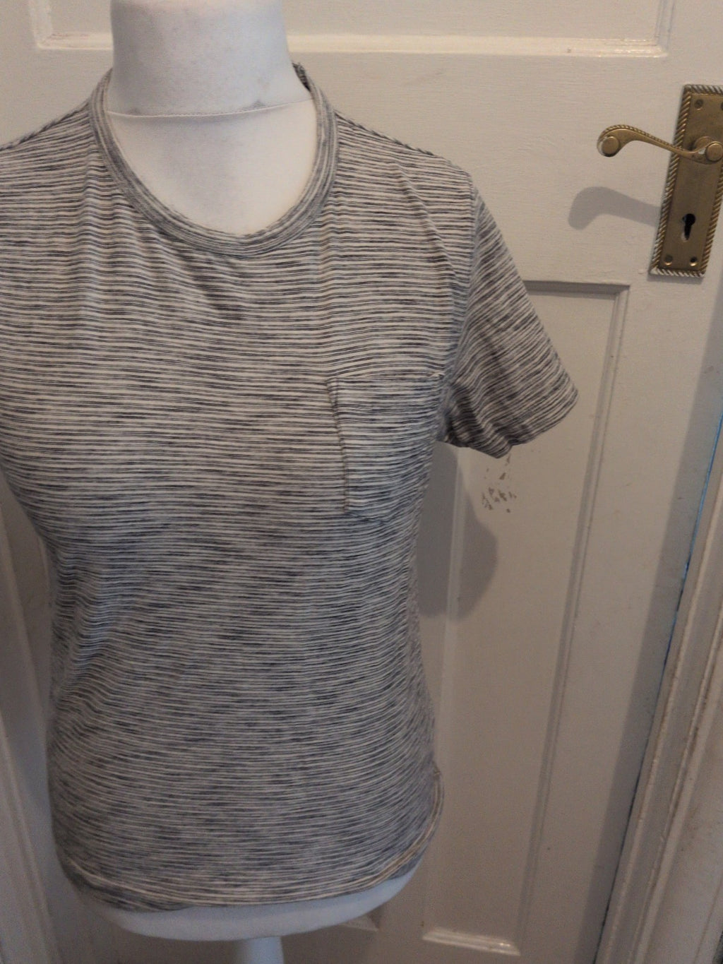 Next Small Fleck Stripe Short Sleeve T-shirt