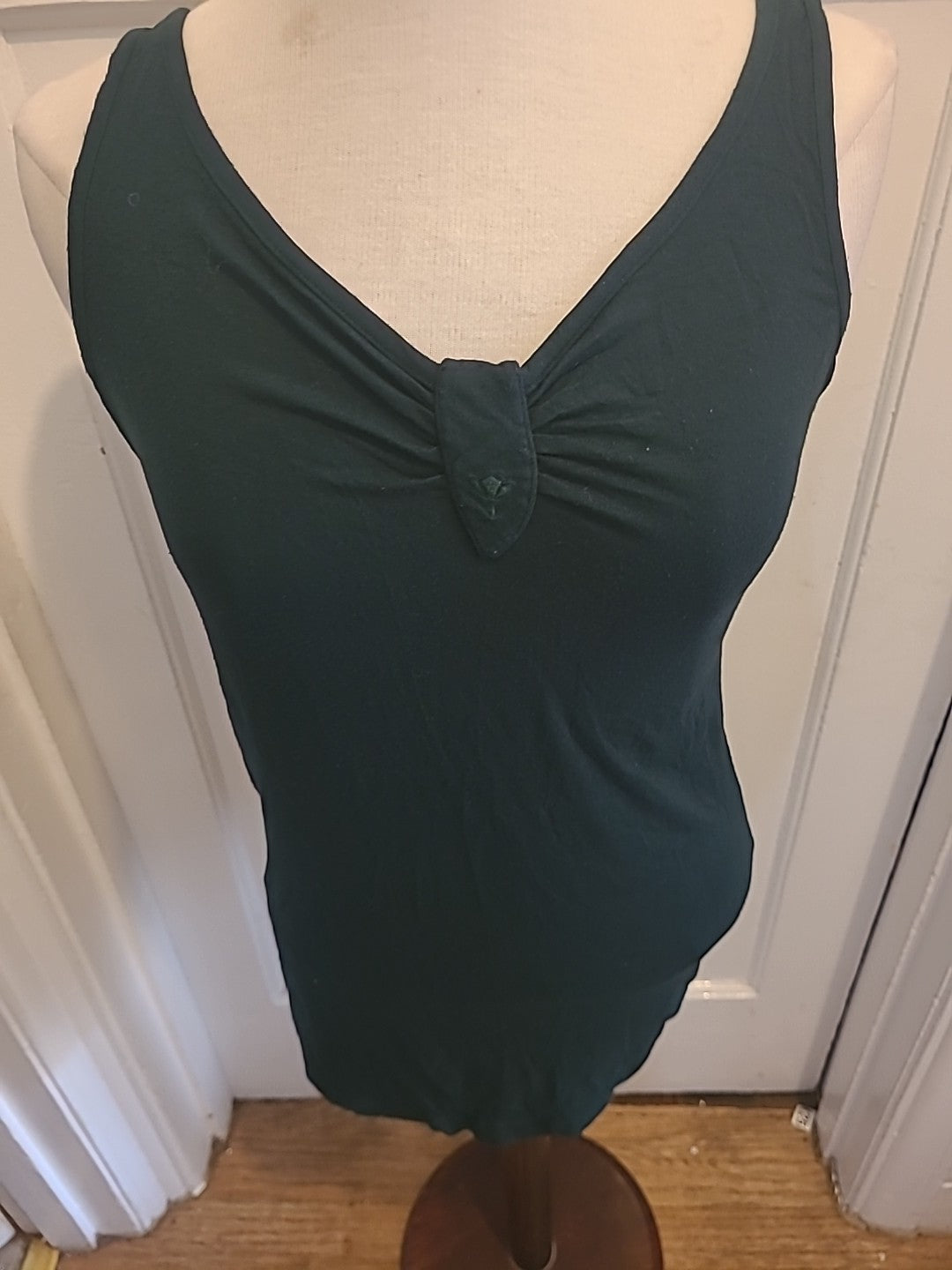 Ladies Crystalcups Size L/XL Green Sleeveless Cami Top