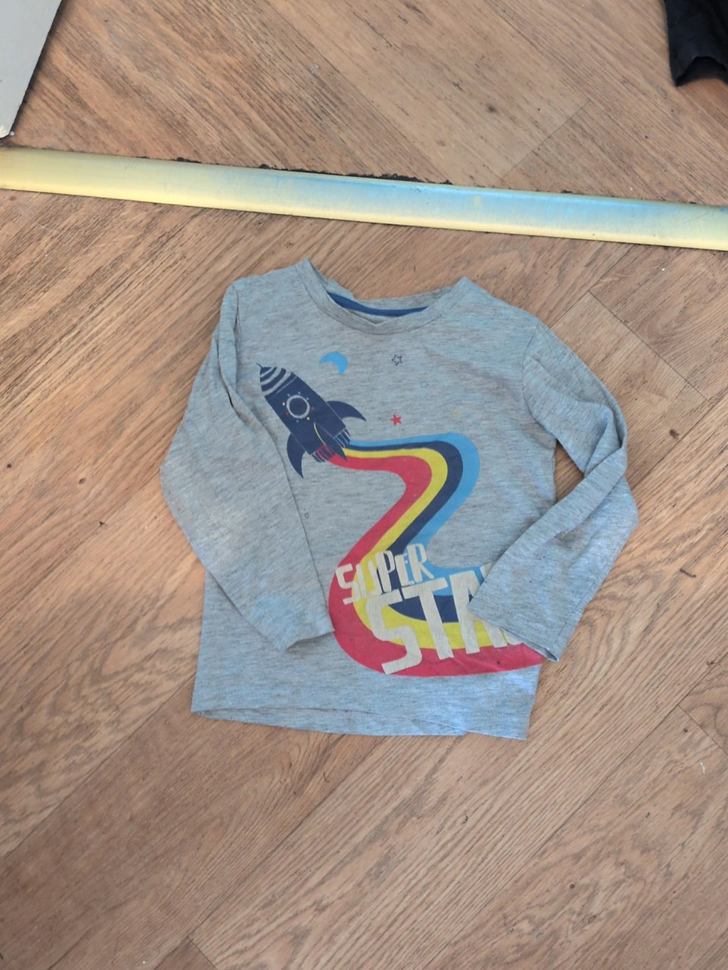 Matalan 2-3 Years Rainbow Grey T-shirt