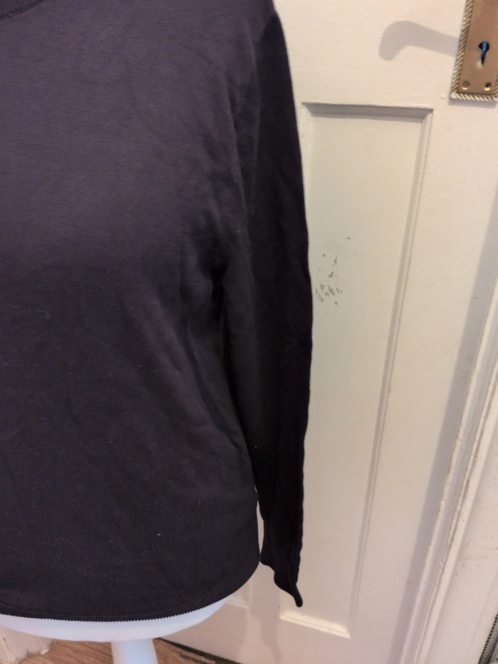 Tu M Black Long Sleeve Jumper Pullover