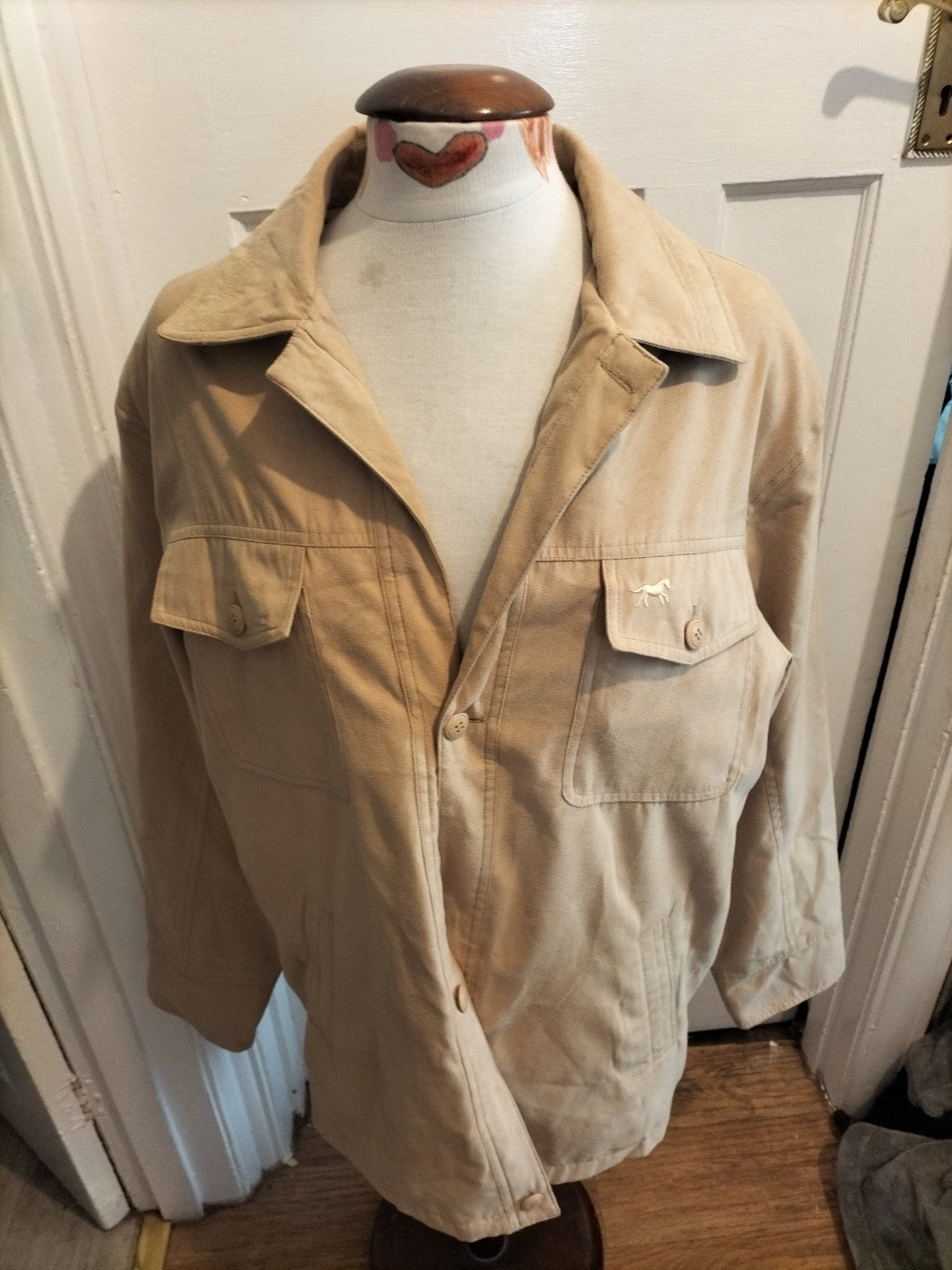 Ladies Foumey Size 54" Sand Lined Coat