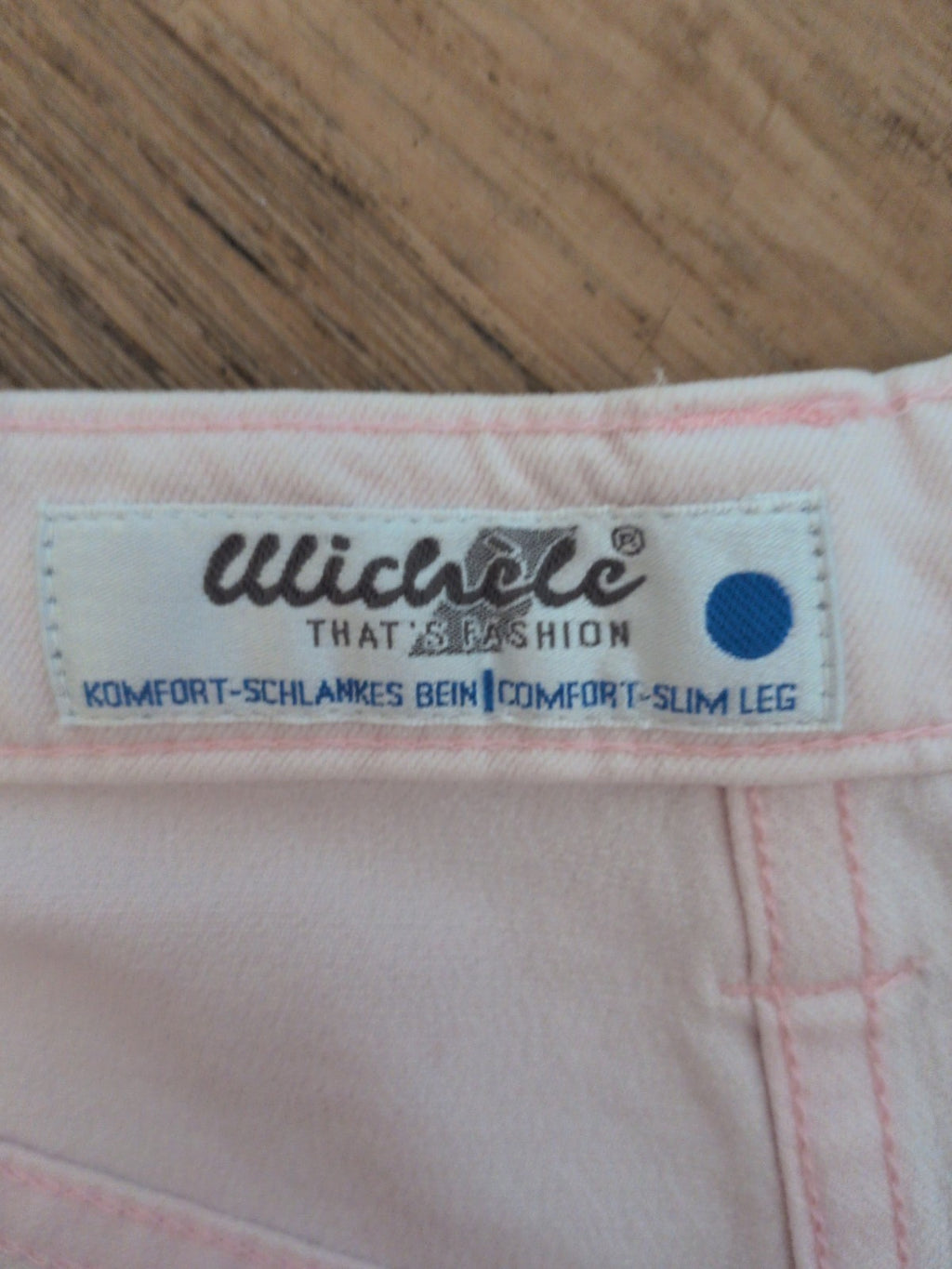 Ladies Wichele Size 14 Pink Comfort Slim Leg Jeans