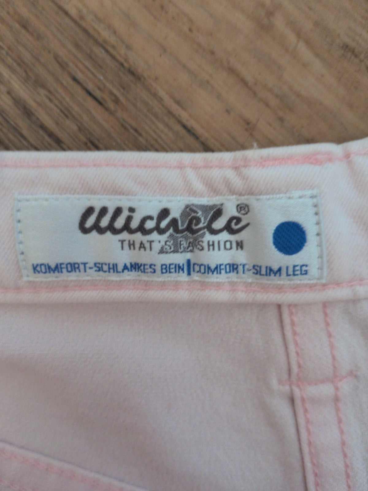 Ladies Wichele Size 14 Pink Comfort Slim Leg Jeans