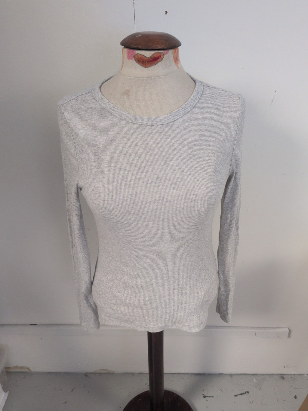 Marks And Spencer 10 Grey Long Sleeve T-shirt
