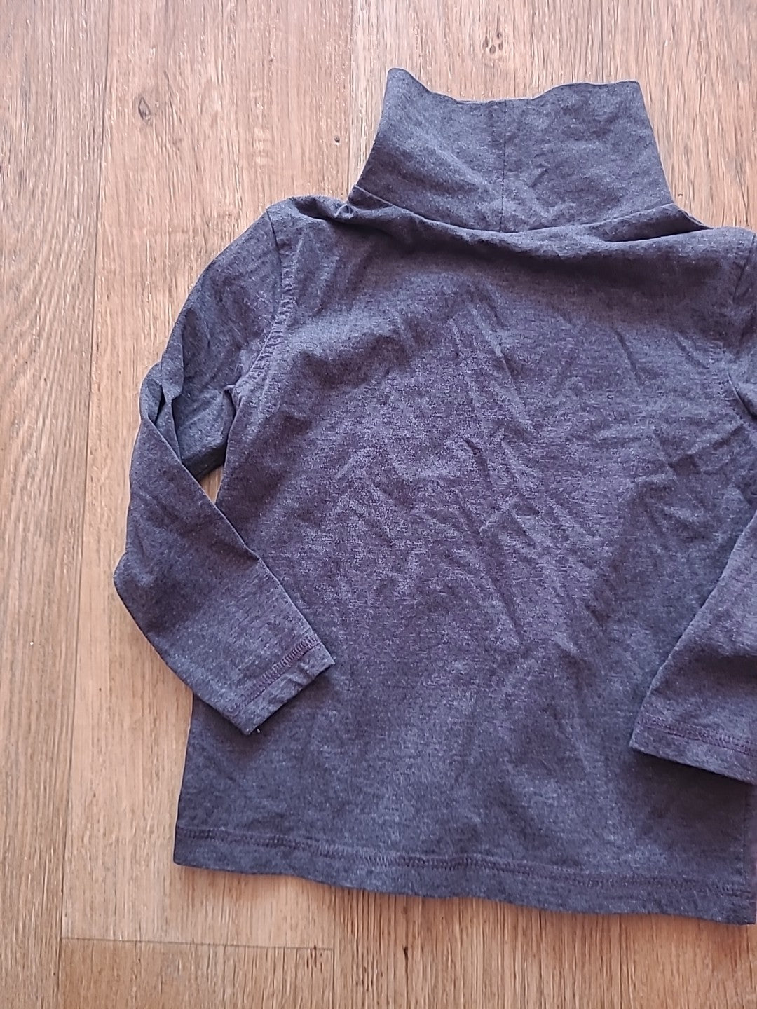 George 2-3 Years Grey Long Sleeved High Neck Tshirt