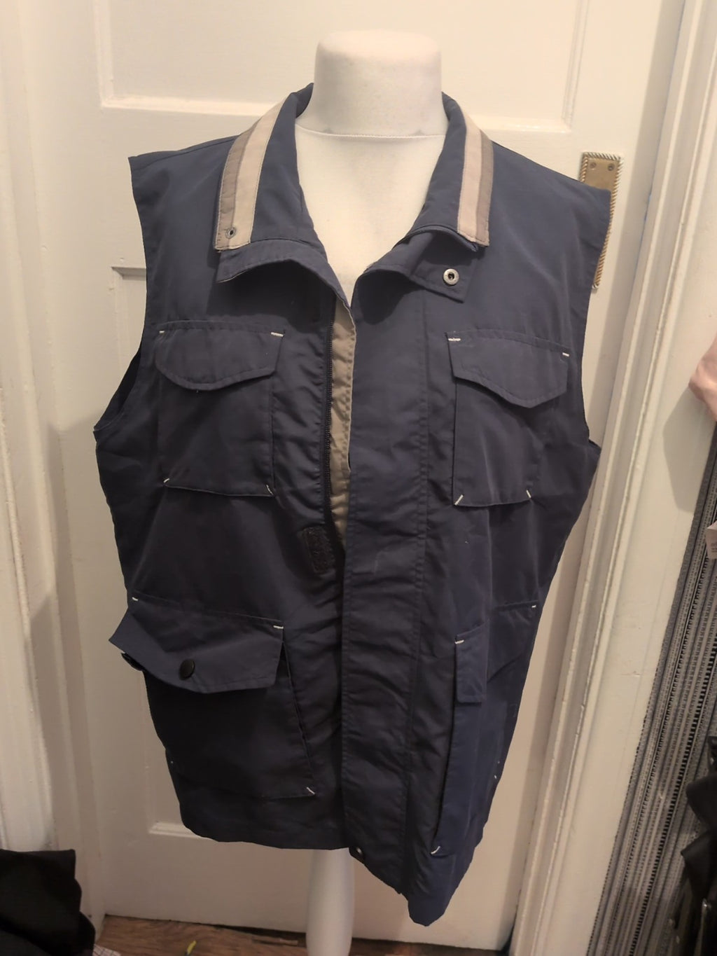Premier Man 40/42 Navy Sleeveless Jacket