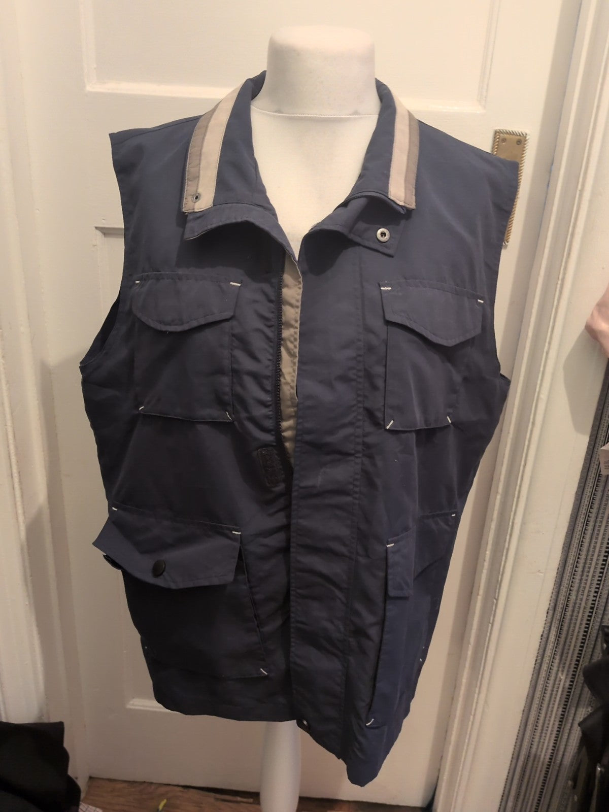 Premier Man 40/42 Navy Sleeveless Jacket
