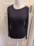 Workout 14-16 Long Sleeve Black T-shirt