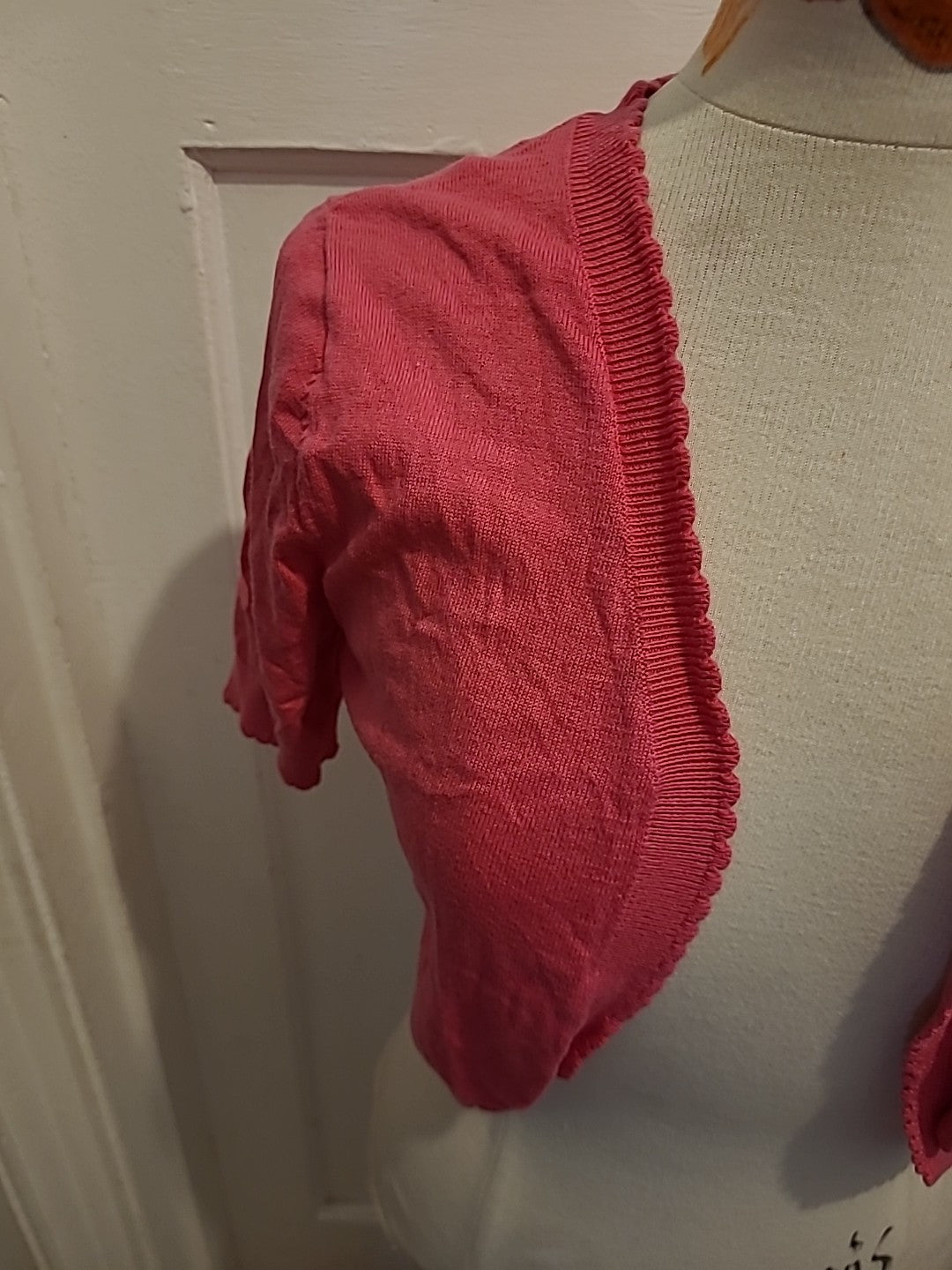 Ladies Tu Size 12 Pink Shoulder Cardigan