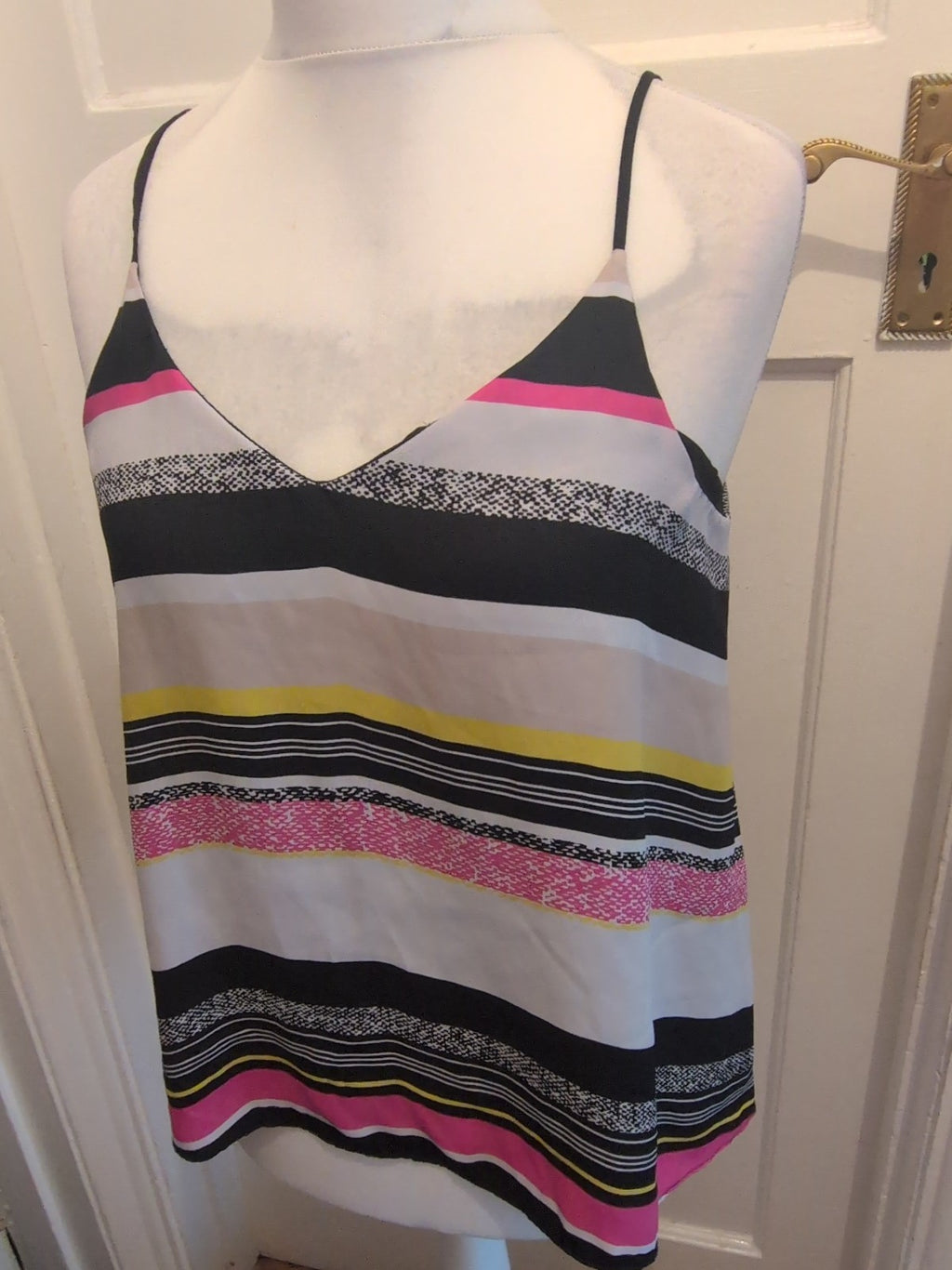 River Island 14 Multicoloured Strappy Sleeveless Top