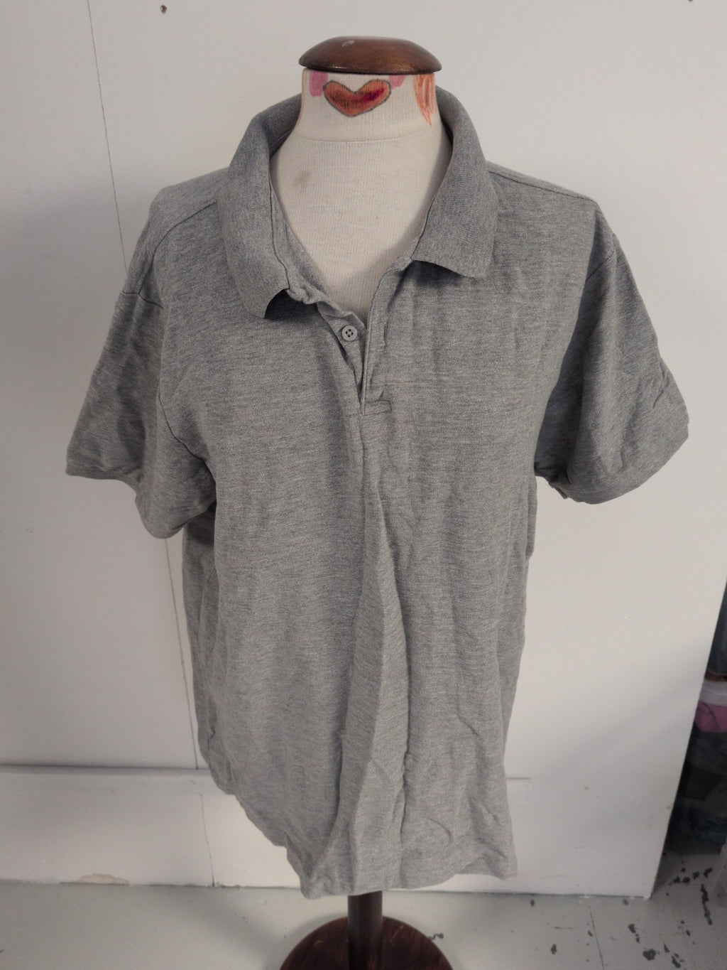 Primark 3XL Grey Short Sleeve Polo