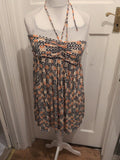 River Island 10 Multicoloured Sleeveless Halter neck Top