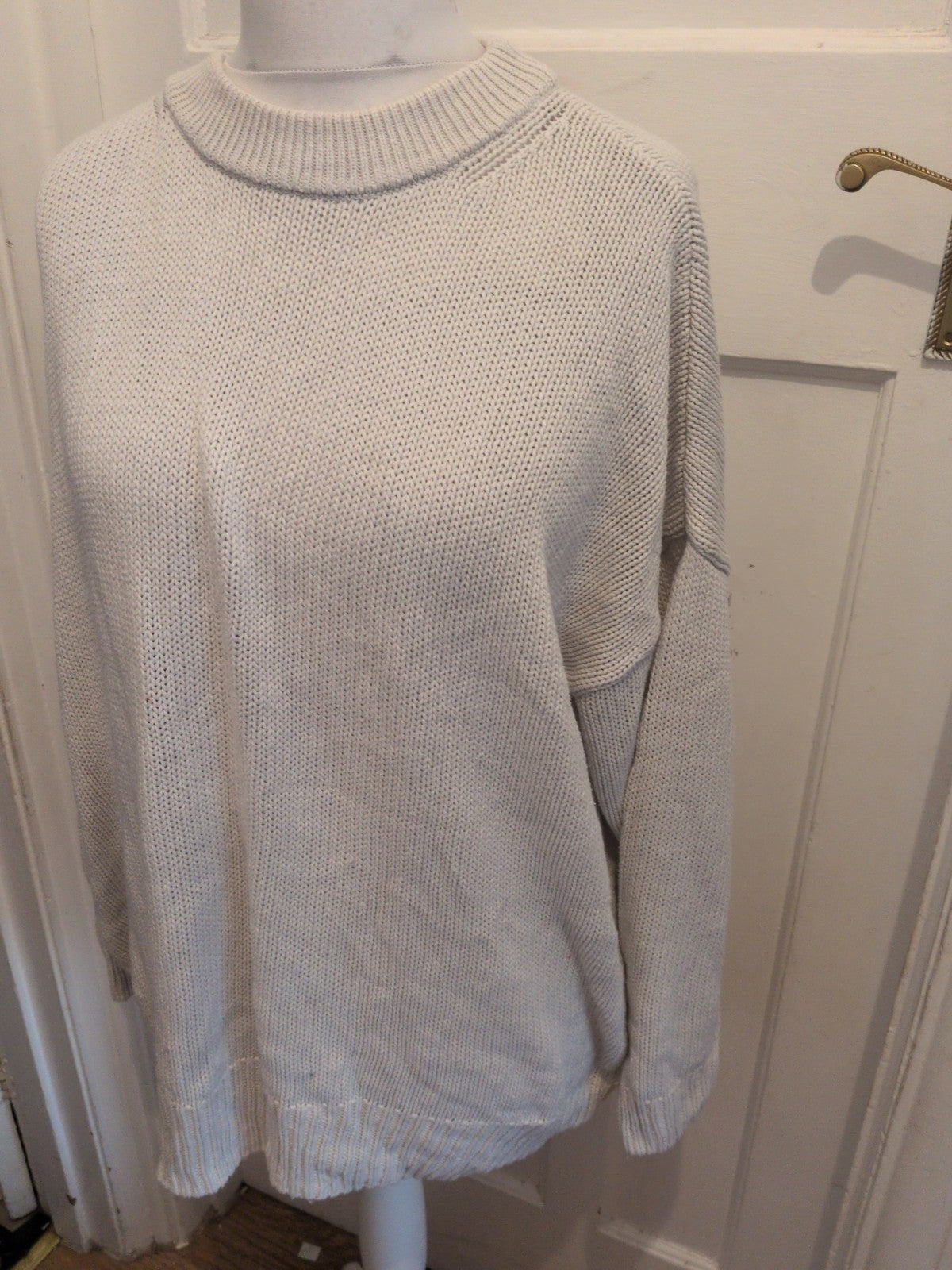 Tu 16 Cream Long Sleeve Knit Jumper