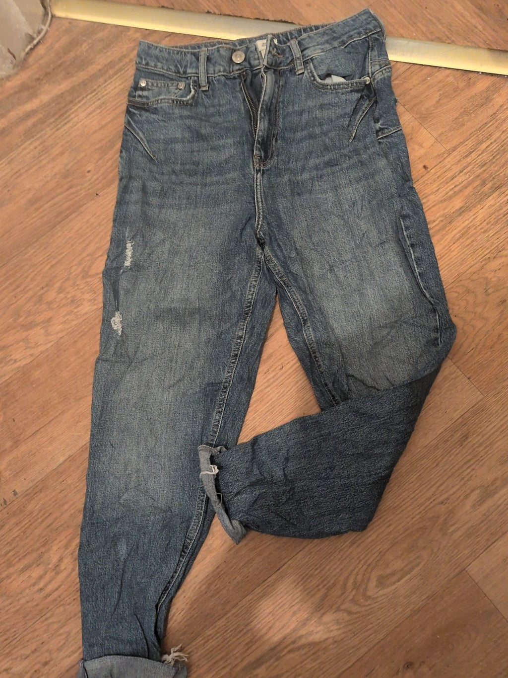 River Island 10 Blue Slim Jeans