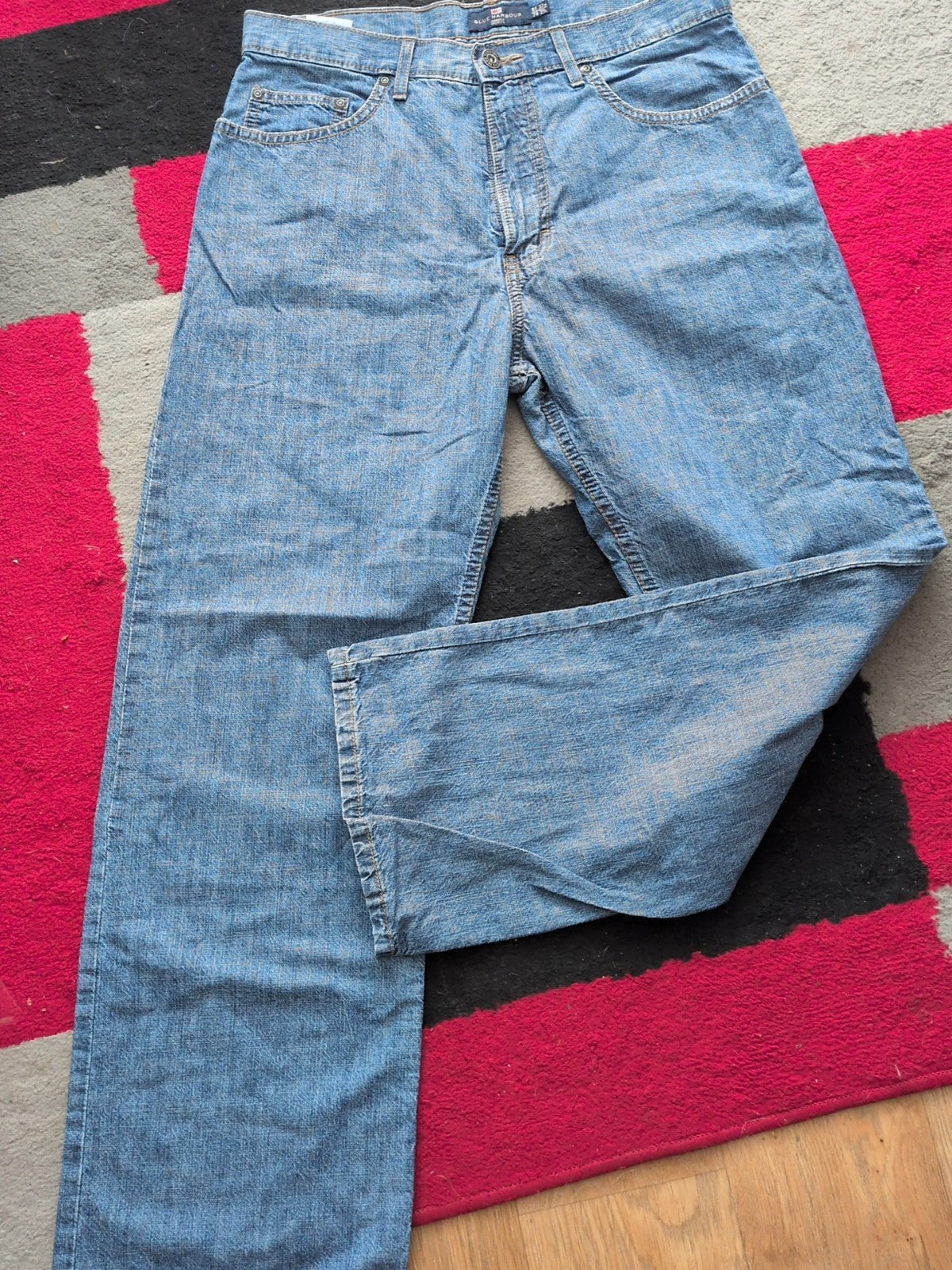 Blue Harbour 32/29 Blue Straight Jeans