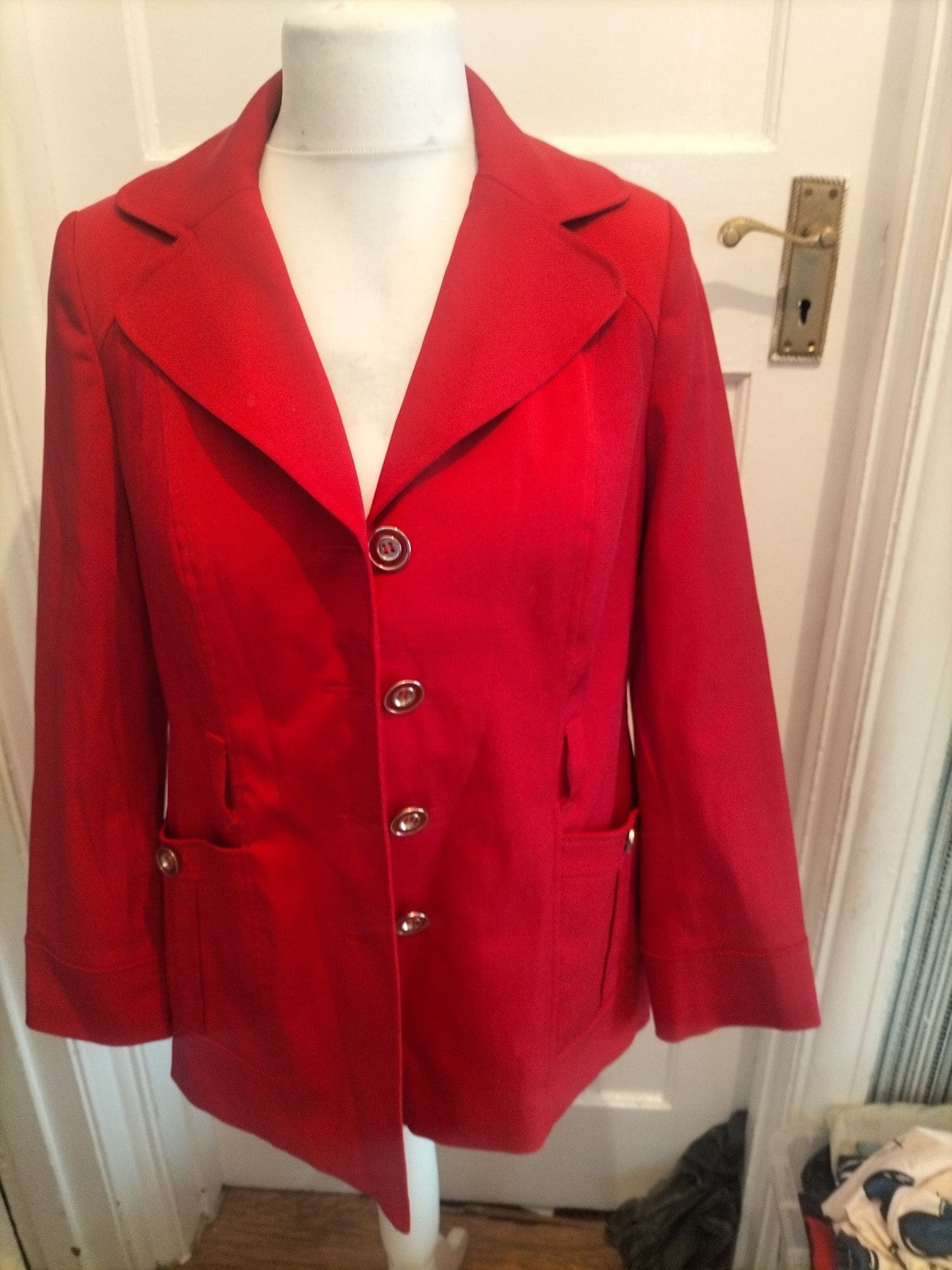 BHS 14 Red Lined Jacket Immaculate