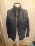 Le Shark Medium Navy Zipped Coat