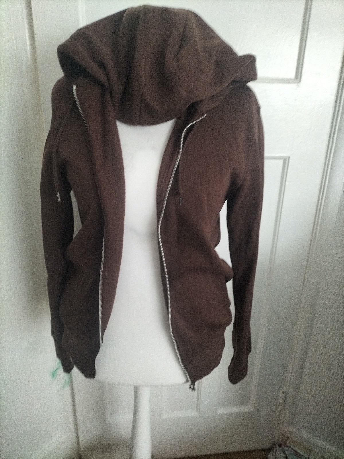 Mens Primark Size Small Brown Hoodie Zipped