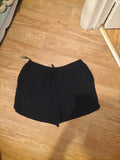 Ladies George Size Large Black Elasticated Sweat Style Shorts