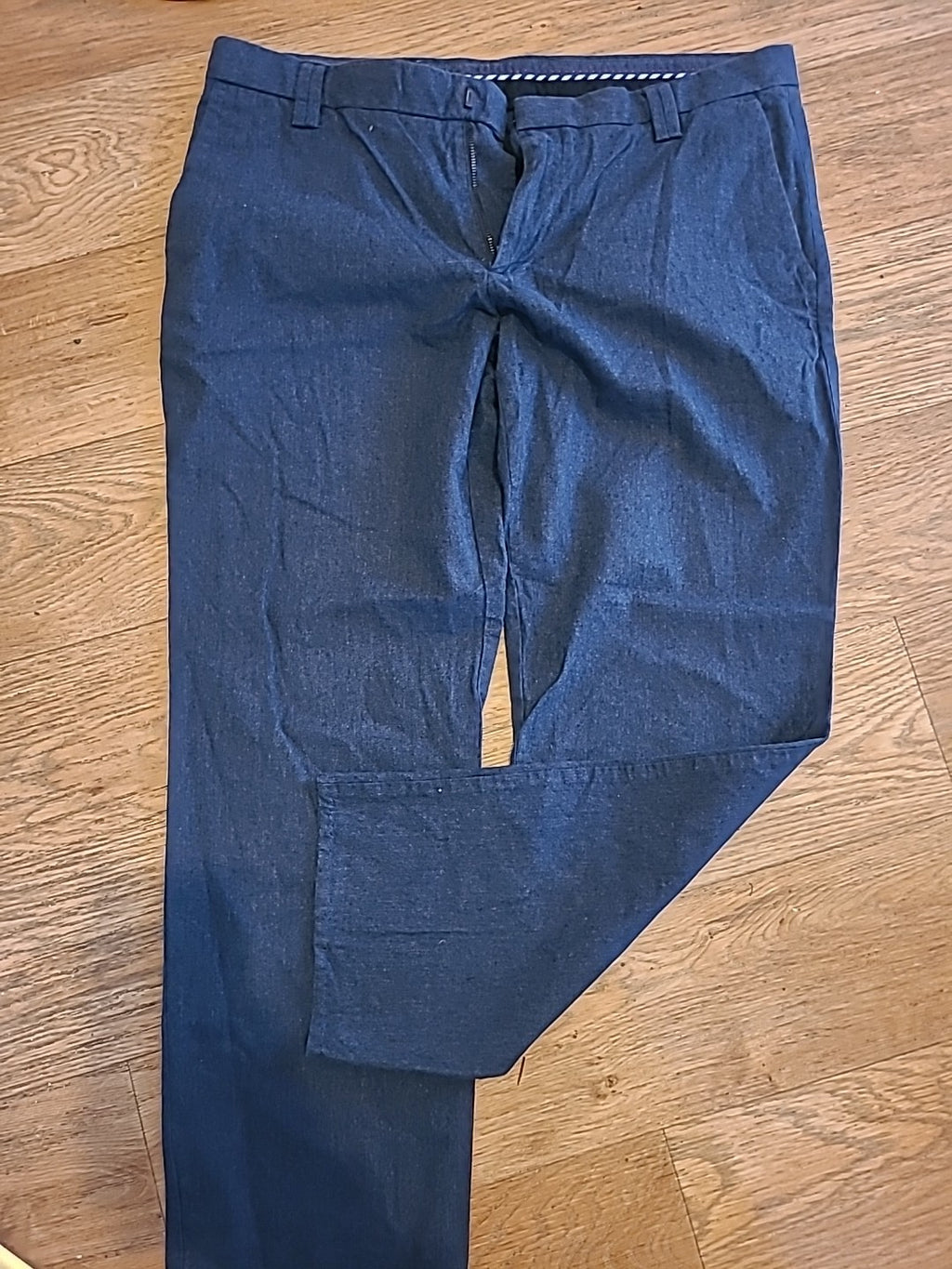 Mens Espirit Size 34R Navy Formal Trousers