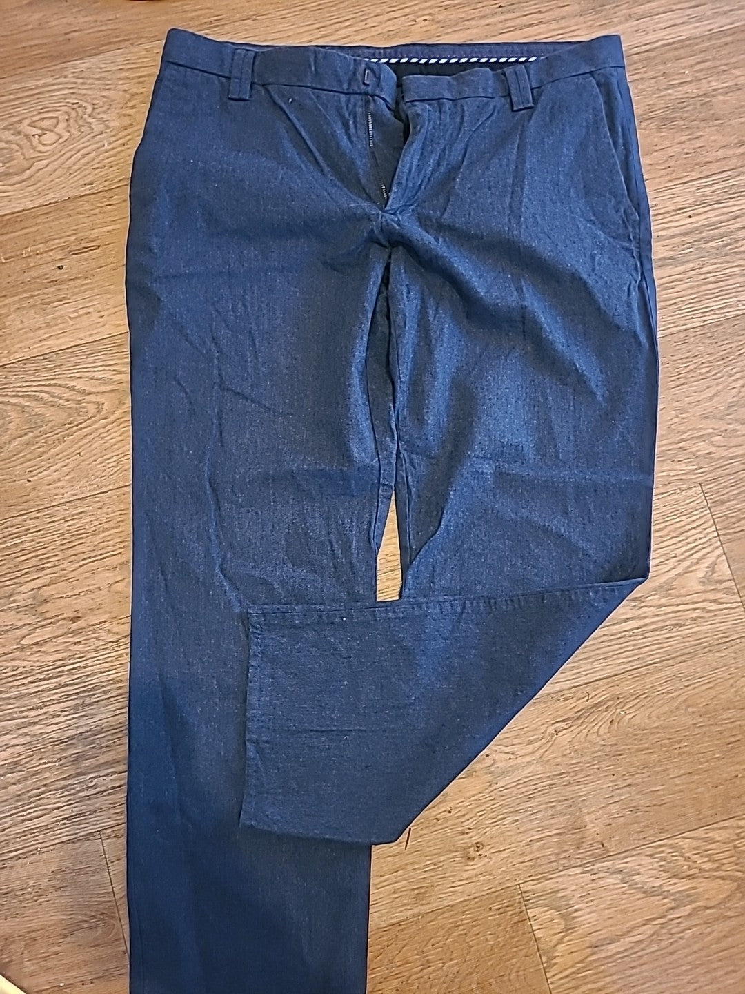Mens Espirit Size 34R Navy Formal Trousers