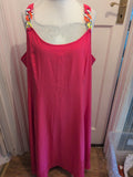 Ladies 4XL Pink Sleeveless Maxi Dress Long Length