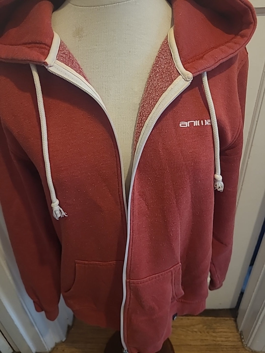 Ladies Animal Size Medium Pink Zipper Jacket