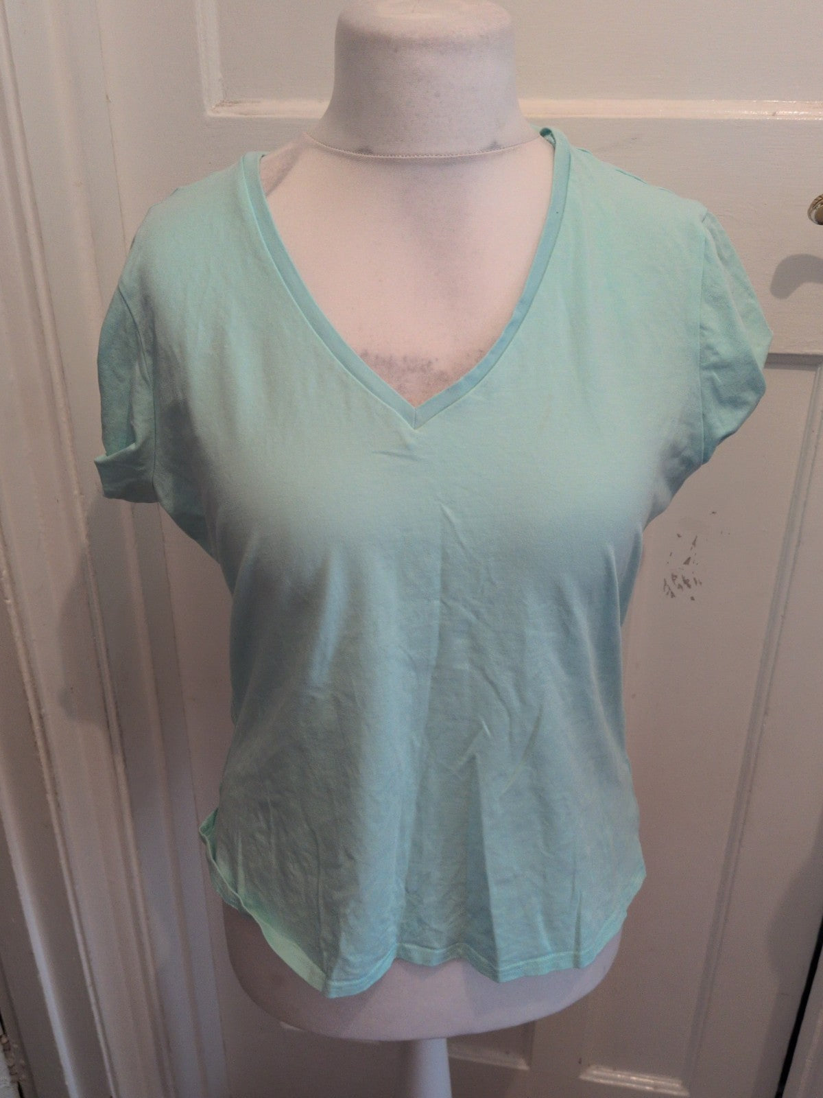 George 20 V Neck T-shirt Pale Turquoise