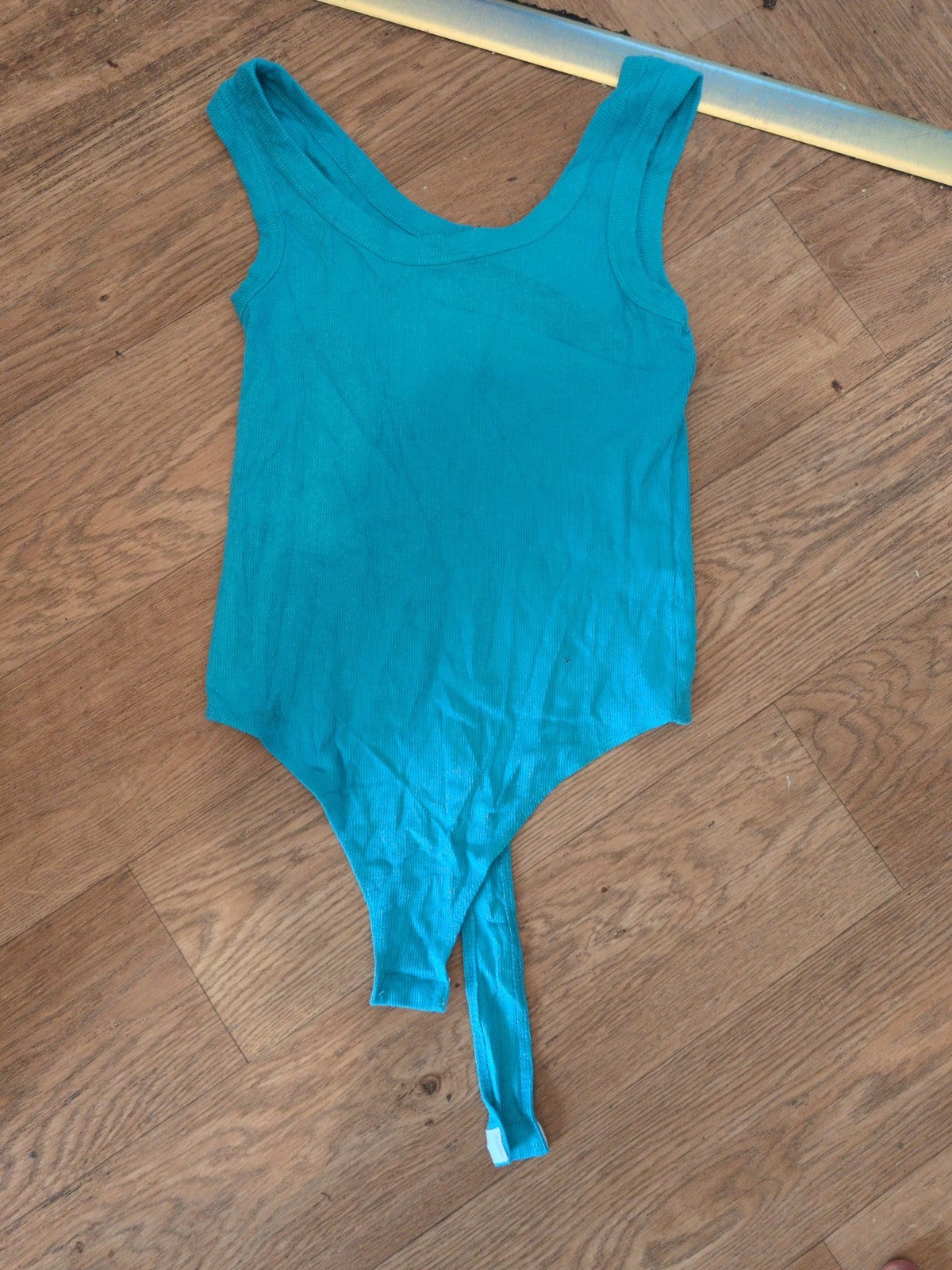 New Look 10 Aqua Blue Sleeveless Bodysuit