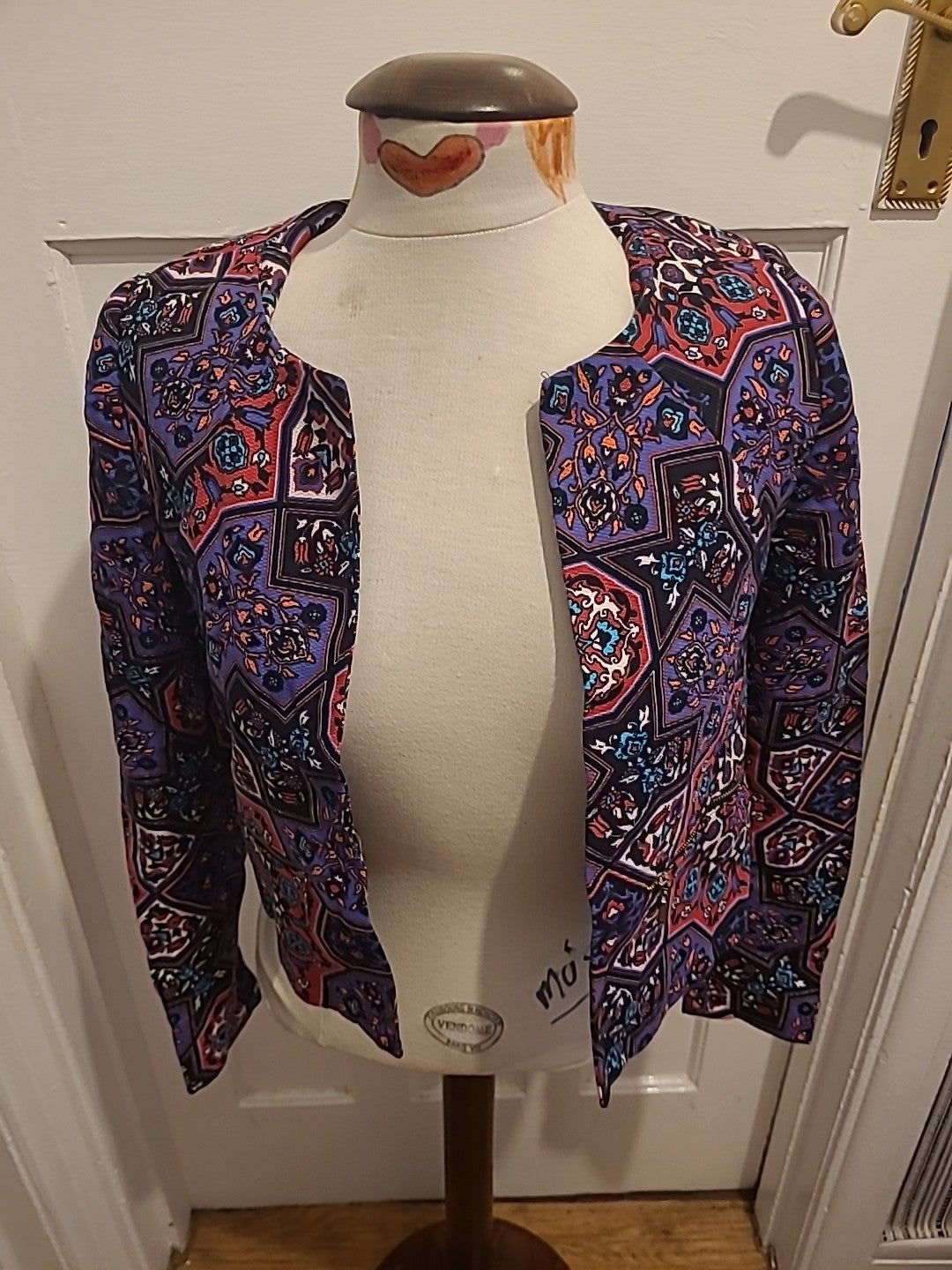 Ladies Primark Size 6 Multicoloured Lined Blazer