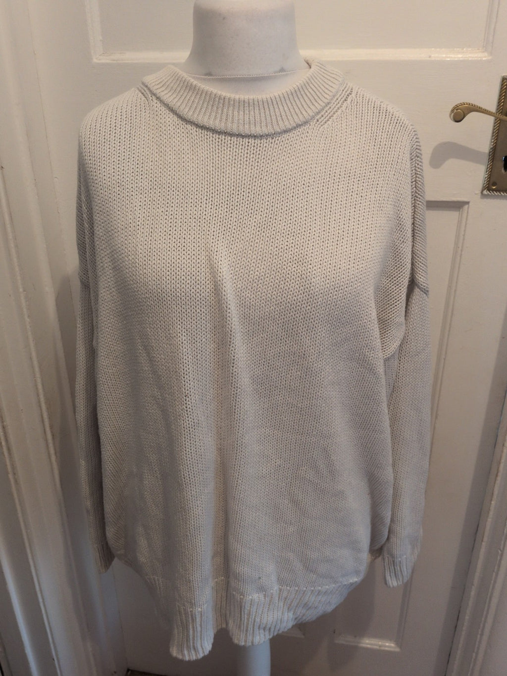 Tu 16 Cream Long Sleeve Knit Jumper